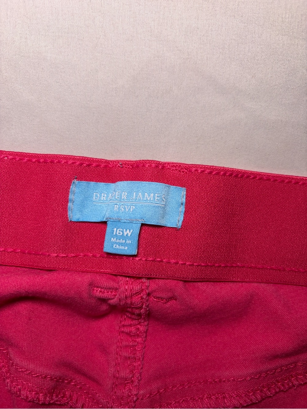 Draper James Pink Women's Pants Size 16W - Picture 5 of 8